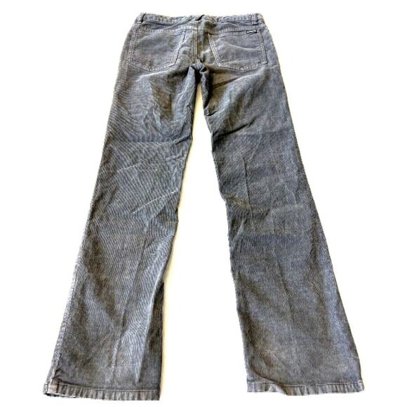 Quicksilver Corduroy Pant Men's Size 26 Straight Fit Gray 5 Pocket - Picture 2 of 9